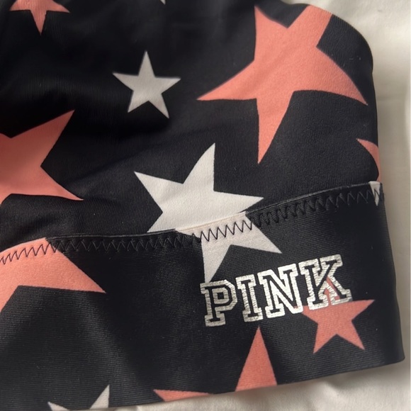 Pink star bralette with side logo - Picture 3 of 5